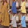 Spring Bohemian Women Dress Long Black V-neck Oversize Dresses Female Summer Elegant Trendy Fashion Casual Ladies Clothes