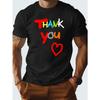 Graffiti Letter Graphic Printed Short-sleeved Luxury Cotton T-shirt Summer Unisex Men Women Casual Loose Fashion Trendy Clothing