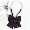 Kids Tie With Striped Badge Pattern For School Uniforms And Casual Wear