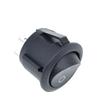 ON-OFF Round Snap-in Toggle Switch 2 Pin Plastic Car Auto Boat Switches Rocker Boat Switch Car Auto Boat