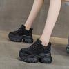 Thick Soled Dad Shoes for Women 2026 Spring and Autumn Water Diamond Versatile Casual Shoes for Women