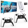 Wireless Retro Game Console with 40,000 Built-in Classic Games, 4K HDMI TV Output, 2.4G Wireless Controller, 64G Nostalgic Game Stick Yaoy Sty-1