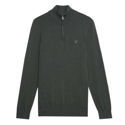 Mens Eagle Merino Tonal Quarter Zip Jumper