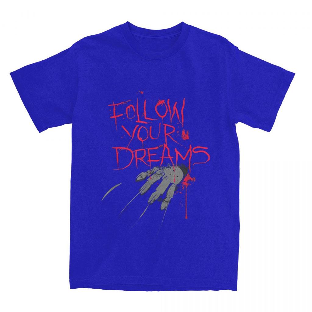 Elm Street Nightmare T-Shirt F-Freddy K-Kruger T Shirts Short-Sleeve Streetwear Tops Summer Pure Cotton O-Neck Oversize Tees