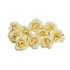10Pcs 4cm Artificial Rose Flowers Head DIY Wedding Holiday Showcase Room Decor KTY