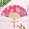 Chinese Retro Hand Fan Vintage Folding Fans Japanese Bamboo Fans Decorative Dancing Fan Photo Props Art Crafts Gifts Home Decor