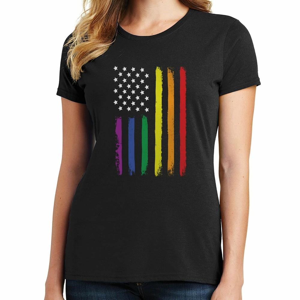LGBTQ+ Pride Flag T Shirt 02497