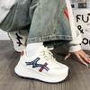 Women's shoes spring 2025 new lightweight sports shoes women show feet small students soft soles versatile lightweight dad shoes tide