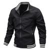 Men's Stand Collar Casual Sports Jacket - Spring/Autumn Trendy Outerwear