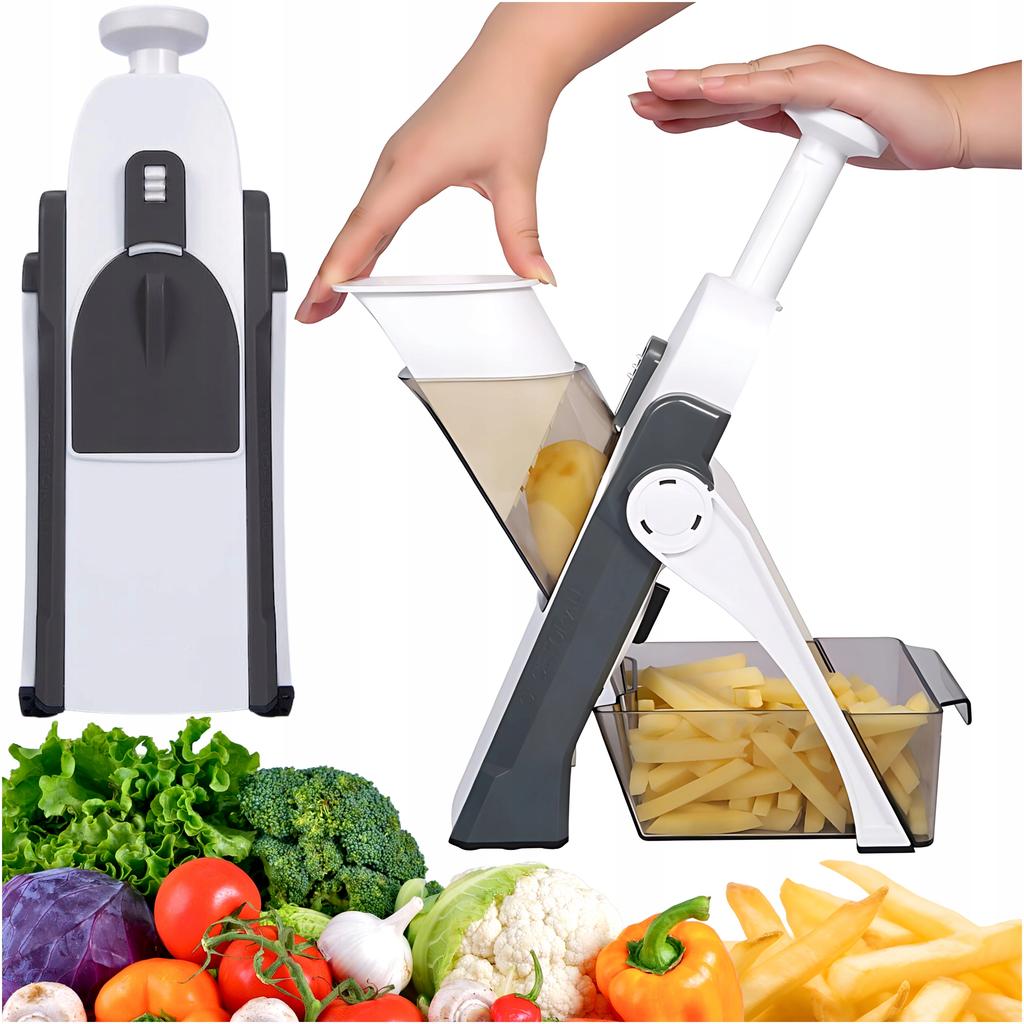 Fatiador profissional de frutas e vegetais Fatiador de batatas fritas ajustável