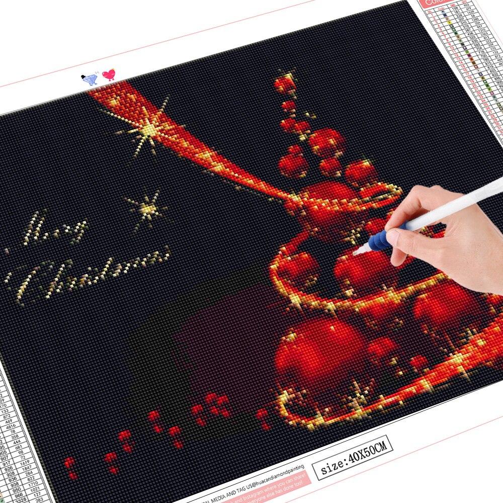 5D Diamond Painting Landscape Handicraft Sale Diamond Embroidery Christmas Tree Art Rhinestone Handmade Gift Wall Art