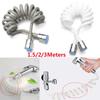 Style Bathroom Accessories Spring Shower Hose Bath Sprayer Connect Pipe Water Plumbing Toilet Bidet