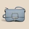 2024 Women's Bag Palm-pattern Cowhide Della Butt High-end Saddle Single-shoulder Crossbody