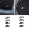 For MKCar Audio Decorate 3D Aluminum Badge Emblem Stickers For Ford Focus Mk3 Fiesta Ranger Fusion Mondeo Mustang Fusion Kuga Ecosport