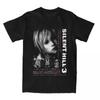 Maglietta da Uomo Silent Hill Gioco Horror Maglietta Divertente Manica Corta Girocollo T-Shirt Vintage Casual Taglie Grandi Magliette da Uomo