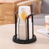 2pcs Thicken Durable Disposable Cup Display Shelf Home Storage Rack for Home Dining Room Paper Cup Holder Dispenser