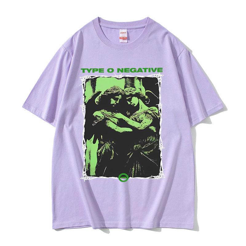 Limitované Vintage Tričko Kapely Type O Negative Unisex Dámská Módní Ležérní Oversized Trička Pánské Retro Gotické Rockové Metalové Trička
