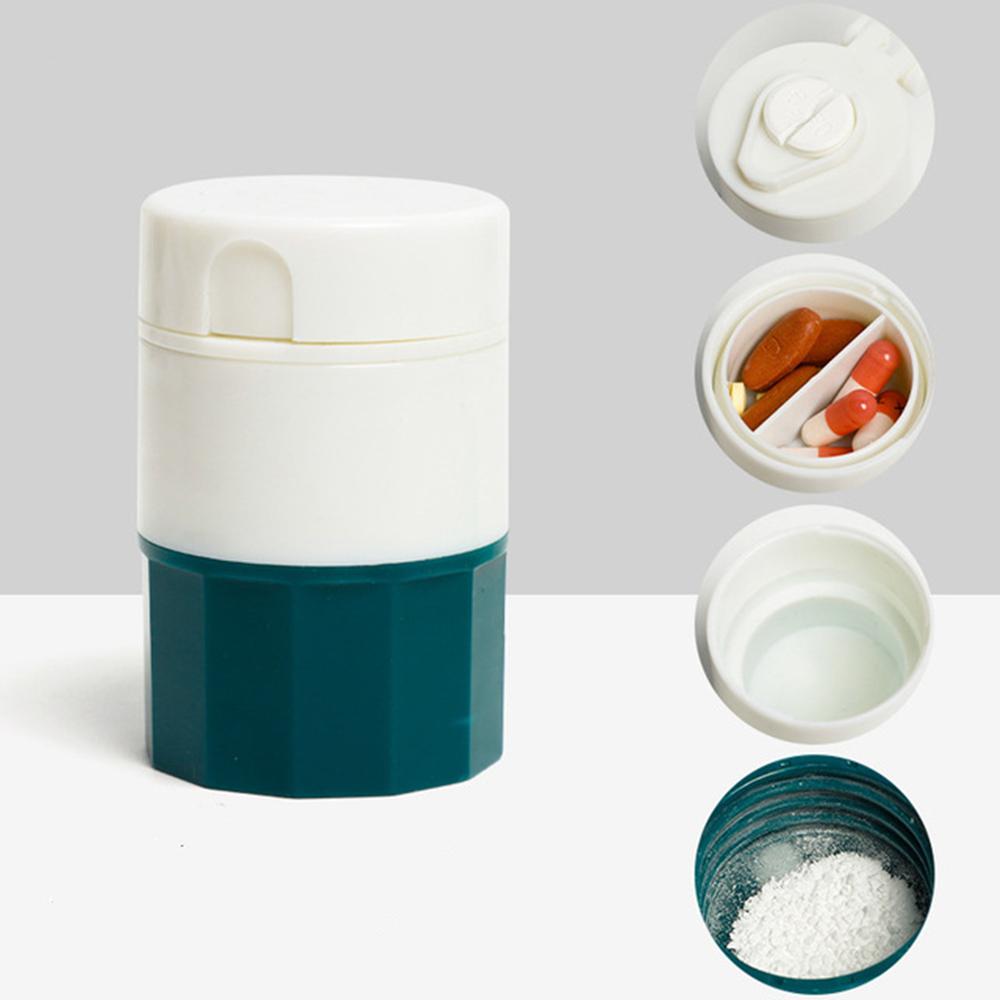 Pentru Vitamine Tablete Cutie Container Pastile Tăietor Medicamente Tablete Zdrobitor Pastile Tăietor Pastile Portabil