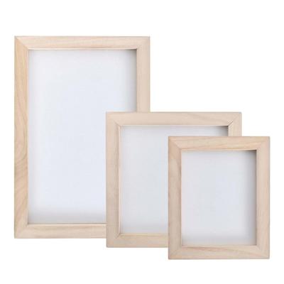 3Pcs Wooden Paper Making Frame Traditional Handmade Paper Craft Set for Scrapbooking Papermaking Art Craft Project