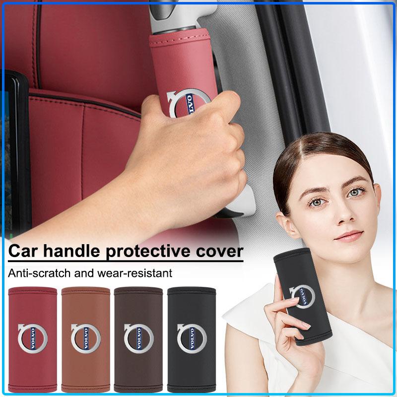 For Volvo XC60 XC90 S60 S80 S40 V40 V60 V70 V50 XC70 Car Interior Roof Handle Protection Cover Auto Door Pull Hand Brake Handle Caps