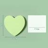 50pcs/set Creative Love Post-it Notes for Elementary School Students, Junior High School Students, Heart-shaped Note Stickers