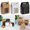 Party Supplies Kids Gift Clear PVC Window Paper Gift Package Candy Wrapping Bag Present Case