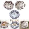 Pet Bed Warm Mat Adjustable Sleeping Basket Comfortable Round for Winter Tent Cats Puppy Medium Dogs Cat Bed Cat Hammock