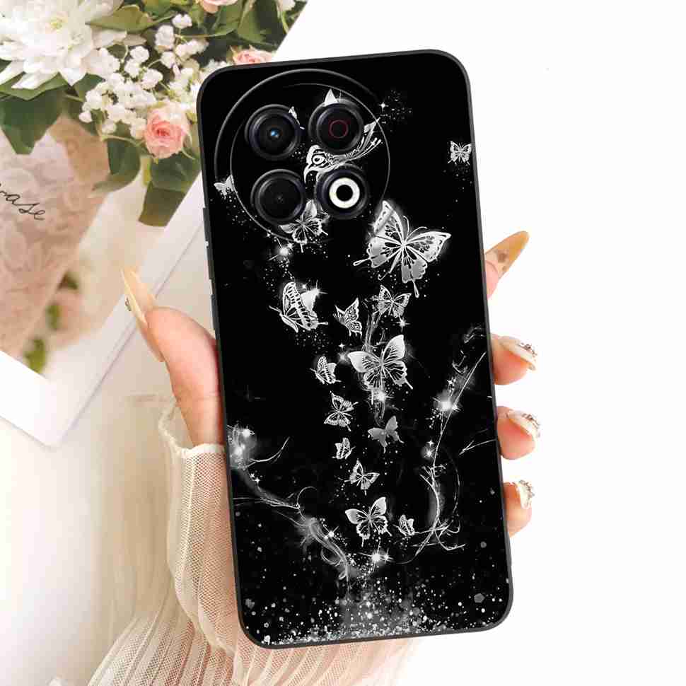 For Tecno Spark 30 Pro 4G KL7 Case Butterfly Dragon Soft Silicone Cover For Tecno Spark30 Spark 30 Pro Shockproof Phone Cases