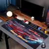 1PC Custom Name Through Night City Mouse Pad, Keyboard and Mouse Desk Pad, for Computer Notebook  Birthday Gift For Any Room Or Office