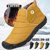 Botine de iarnă impermeabile pentru femei/bărbați, căptușite cu blană, pantofi casual pentru exterior