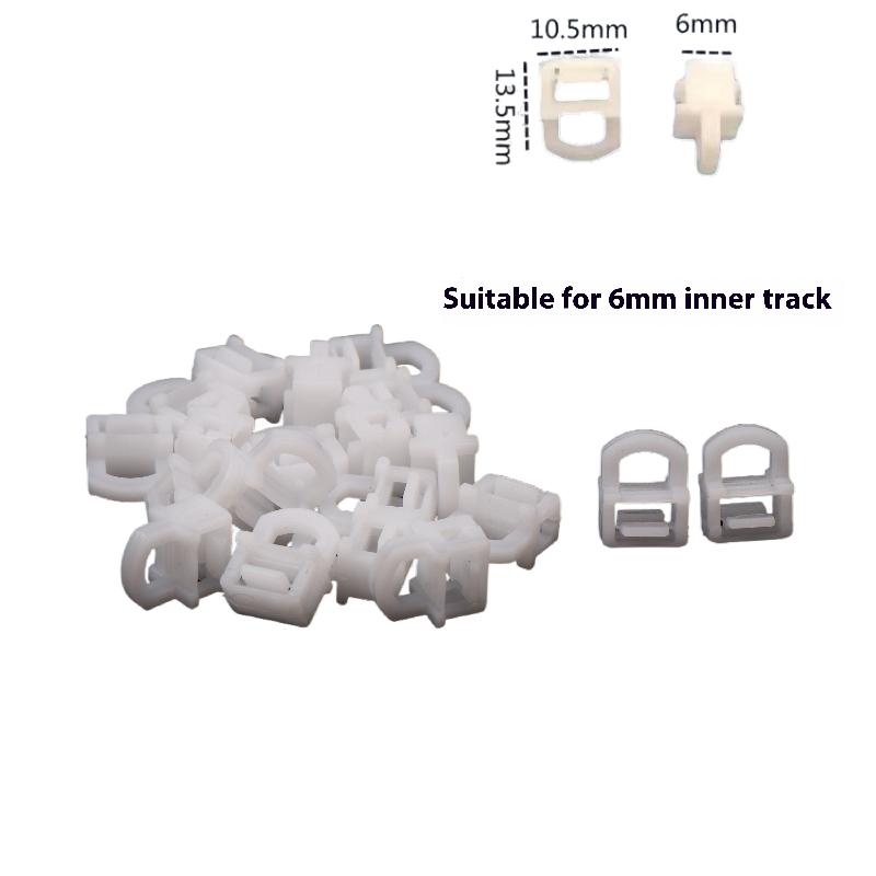 20Pcs Car DIY Accessories 3mm 6mm 9mm For Truck Curtain Slider FH FE FM Automotive Plastic Fastener Clip