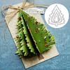 Weihnachtsbaum-Stanzformen zum Selbermachen, Scrapbooking, Prägen, Papierkarten, Fotohandwerk, Schablone