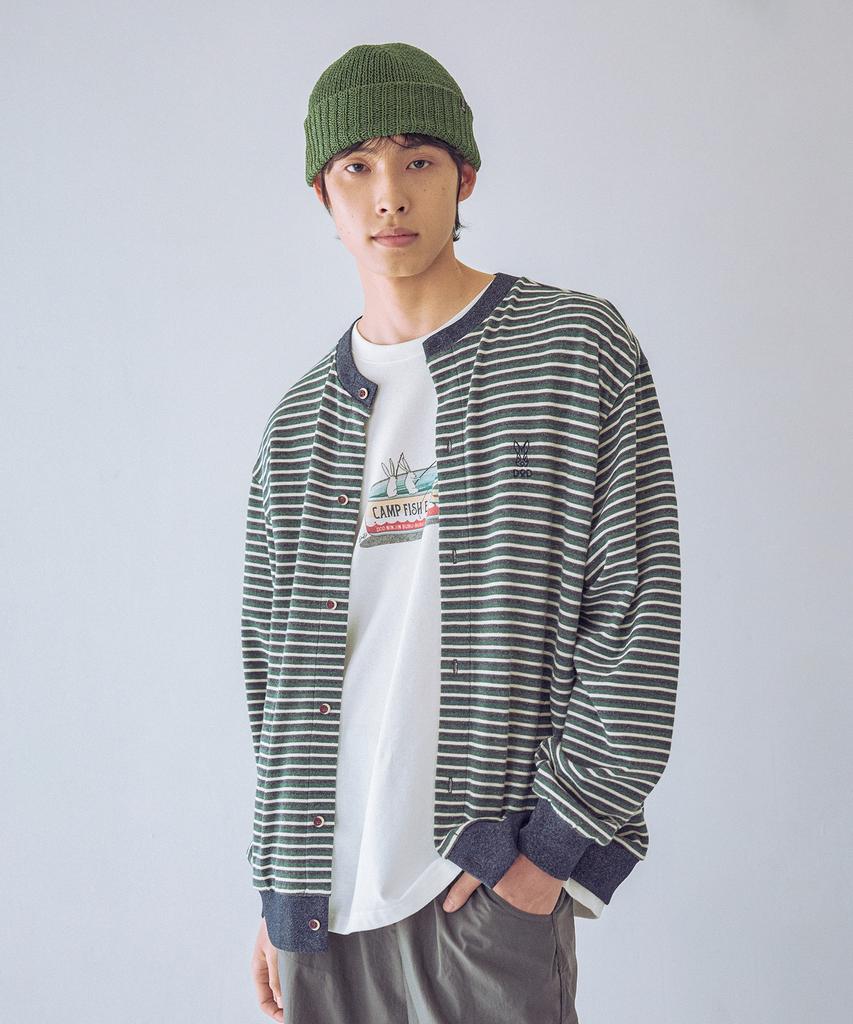 Dod Multi Stripe Cardigan (Navy)