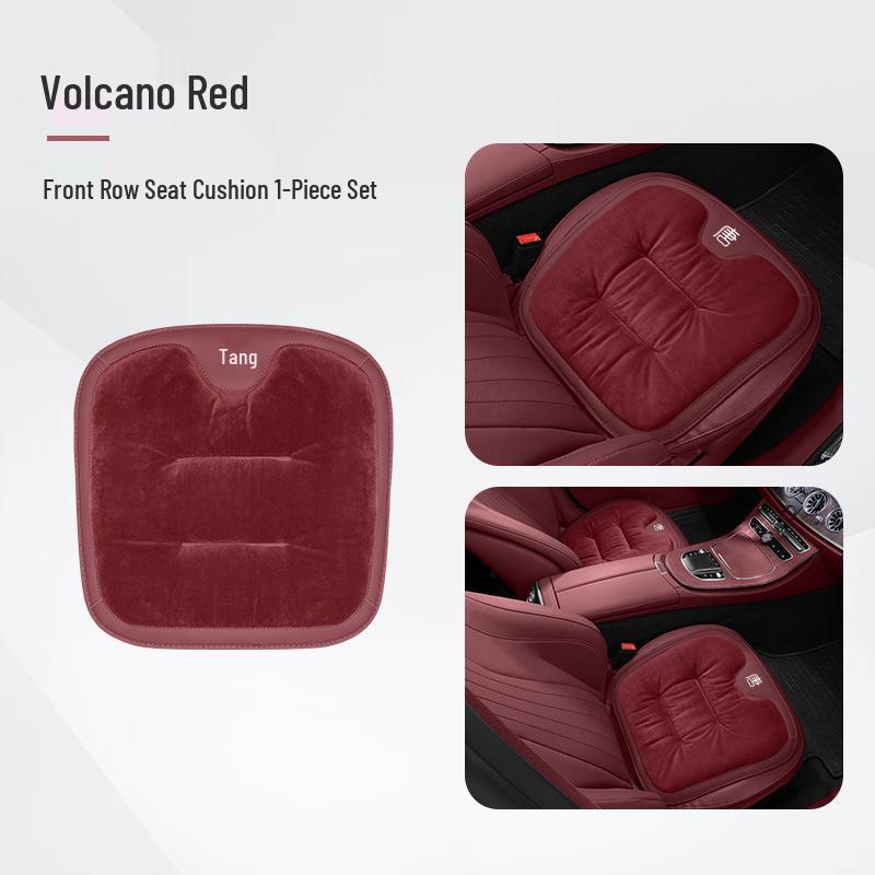 BYD Tang L EV/DMI/DMP Flannel Seat Cushion: Warm Front & Rear Covers for Autumn/Winter.