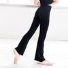 Girls' Slim Fit Bell Bottom Dance Pants for Jazz and Latin Dance
