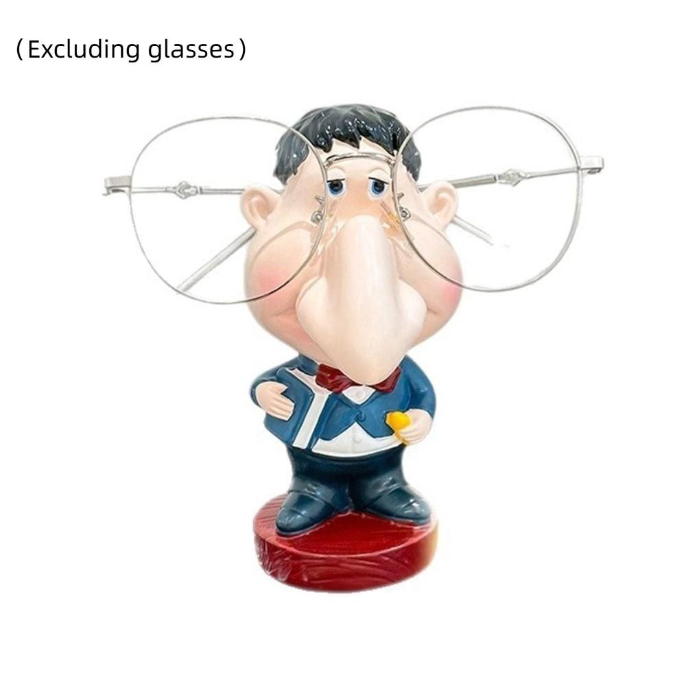 Nose Smile Design Eyeglass Holder Vinyl Glasses Display Stand Unique Eyeglass Rack Eyewear Storage
