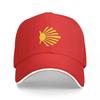Nieuw Camino De Santiago Symbool Grote Gele Sint-Jakobsschelp Pet Mode Casual Baseballpet Verstelbare Hoed Hip Hop Zomer Baseball
