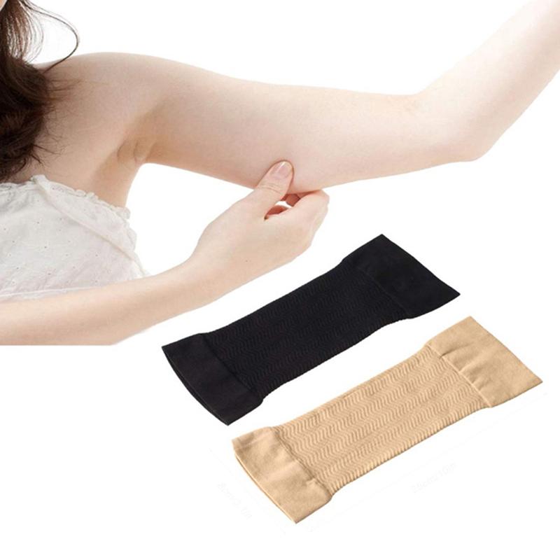 Women'S Weight Loss Arm Shaper Elastic Compression Arm Sleeve Slim Scar Covering Improvement Shaper Sleeve Protector Breathable