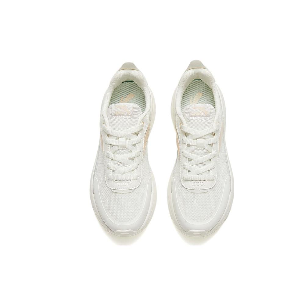 Anta Lifestyle Series Wear-Resistant Breathable Low-Top Sports Casual Shoes Women sneakers White Green Brown 122328816-1
