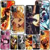 Coque de protection en Silicone noir pour Apple Iphone, compatible modèles 14, 11, 13, 12 Pro Max, Xr, 7, 8, + Se 2020, Xs, 6, 6s Plus, 5, 5s