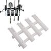 Boat Wall Mounted Fishing Rod Holder 4 Tubes Nylon Vertical Fishing Pole Rack for Boats Yacht Kayak