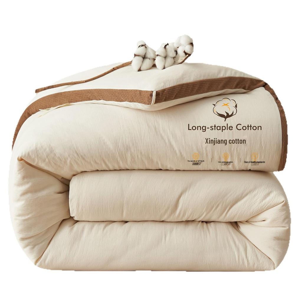Xinjiang Cotton Multi-Season Warm Quilt for Dorms - Thick, Cozy, and Universal