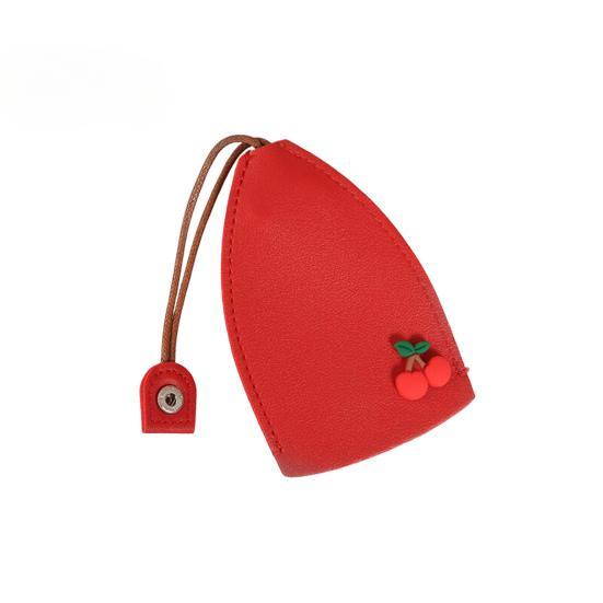 Practical Fine Stitching Faux Leather Key Wallet Cartoon Housekeeper Keychain Pouch Household Products CLE