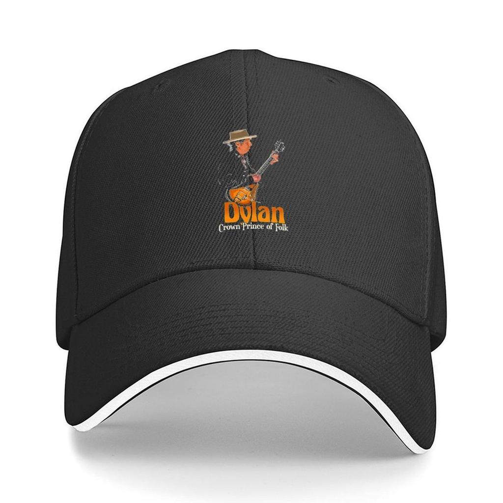 Vintage Bob Dylan Crown Prince of Folk Baseball Cap Tea Hat Luxury Caps Tactical Cap Sunscreen For Girls Mens