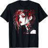 Horror Anime Manga Tee Gothic Outfit Japanese Chibi Girl T-Shirt