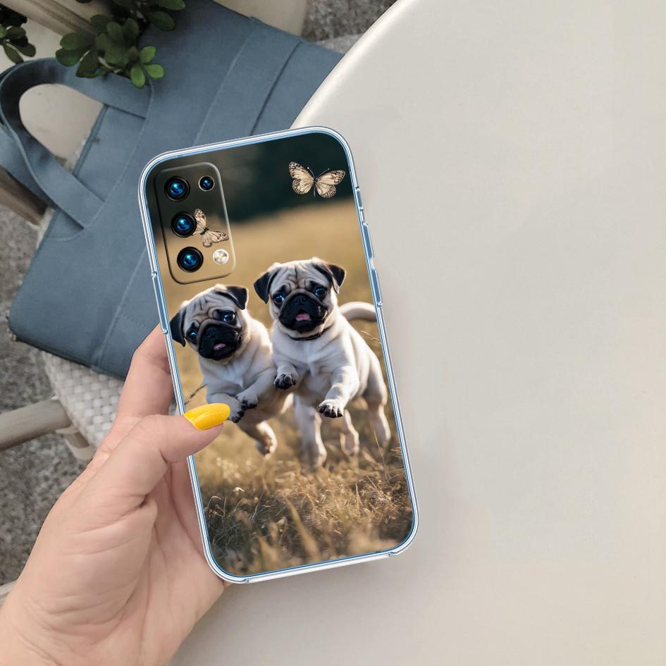 CJ90 Pug Dog Phone Case for Motorola Moto G10 G20 G30 G31 G32 G34 G35 G41 G42 G50 G51 G52 G55 G60 G60S G62 G71 G72 G75