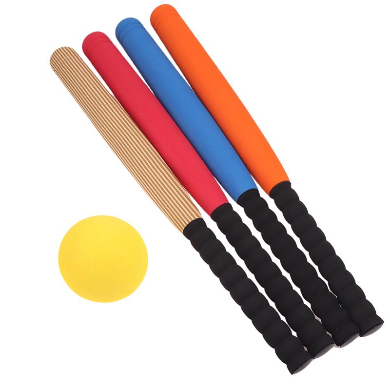 Bērnu beisbola nūja un bumbiņa 21/24 collas viegla droša rotaļlieta Eva softbola nūja beisbola nūja iekštelpu āra mācību spēles spēlēšanai