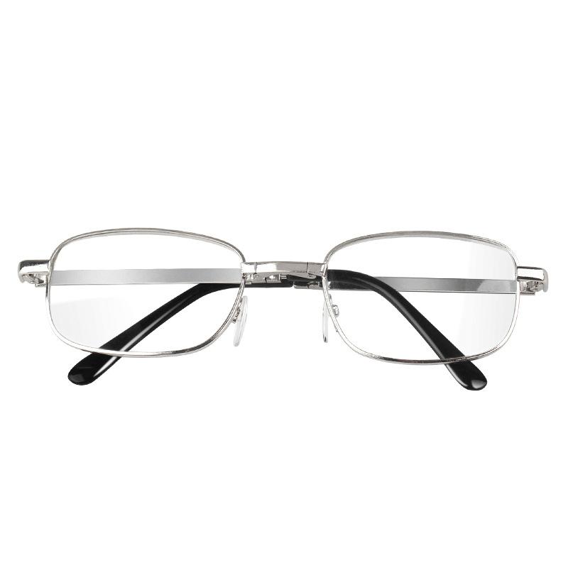 Portable Metal Foldable Reading Glasses Ultralight Men Business Presbyopia Glasses Eyewear with Random Case +0.5to+4.0 Oculos