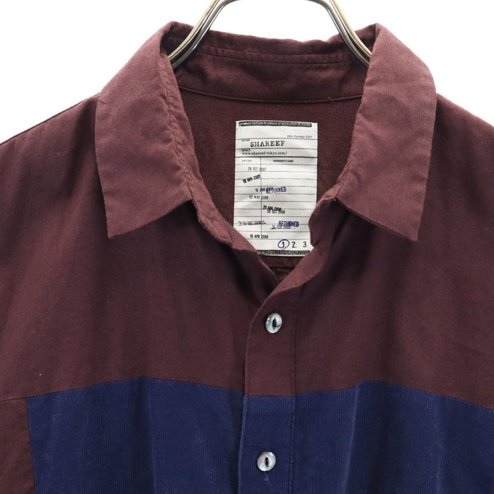 SHAREEF Made In Japan Long Sleeve Shirt 1 Bordeaux Series Men's Used