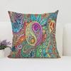 Bohemian Style Reversible Printed Pillow Cover Sofa Cushion Cover Chair Waist Cushion Bed Sleeping Pillow Home Gifts